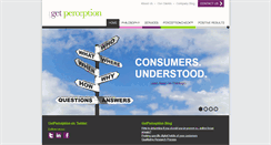 Desktop Screenshot of getperception.com
